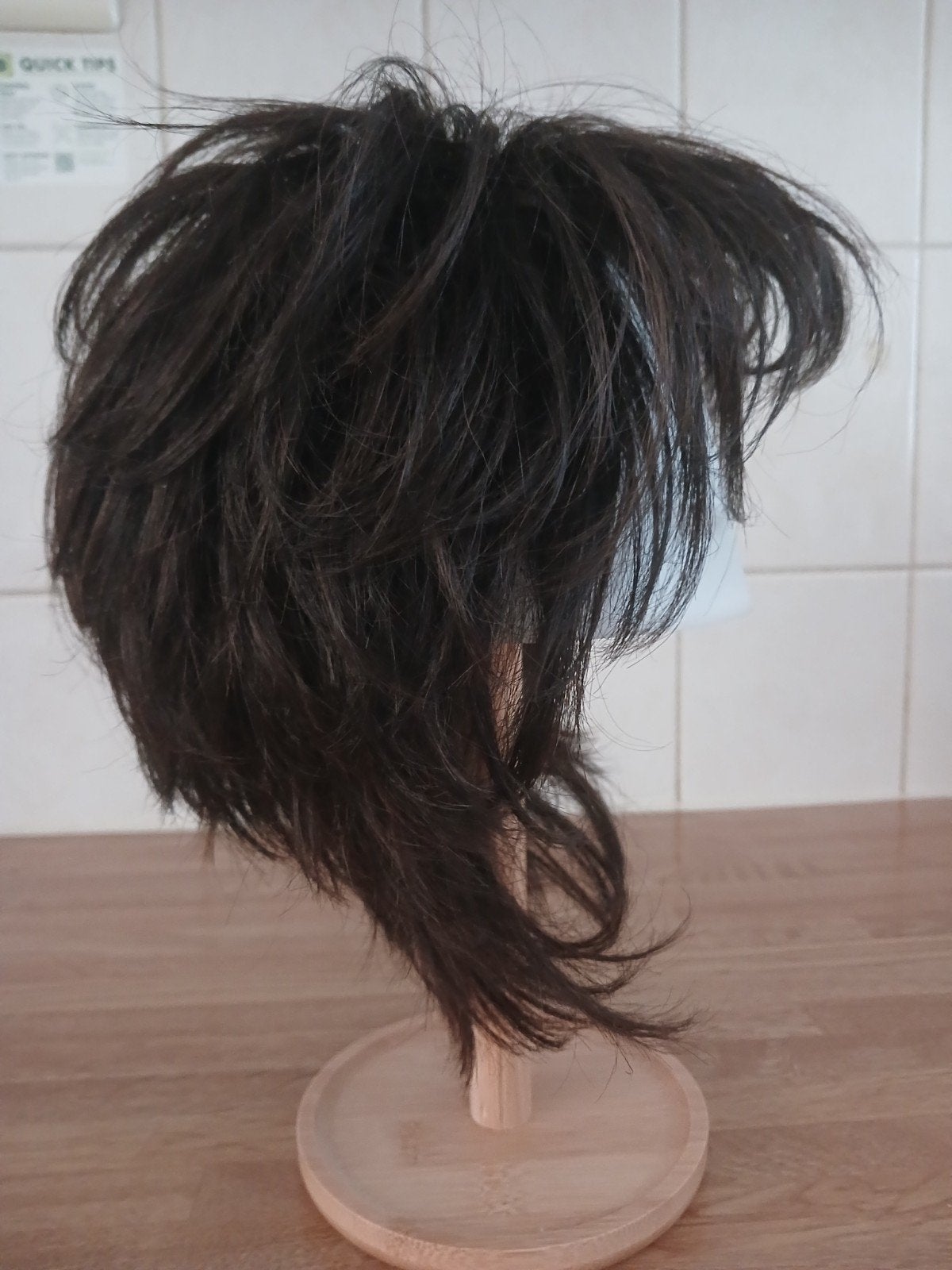 Pruik maat 56, echt haar ELLA Haarwerken.LEES BESCHRIJVING!, Ophalen, Pruik of Haarverlenging