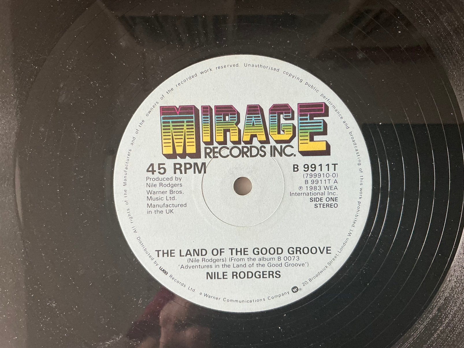 Nile Rodgers – The Land Of The Good Groove 12” funk disco, Ophalen of Verzenden, Gebruikt, 12 inch, Pop