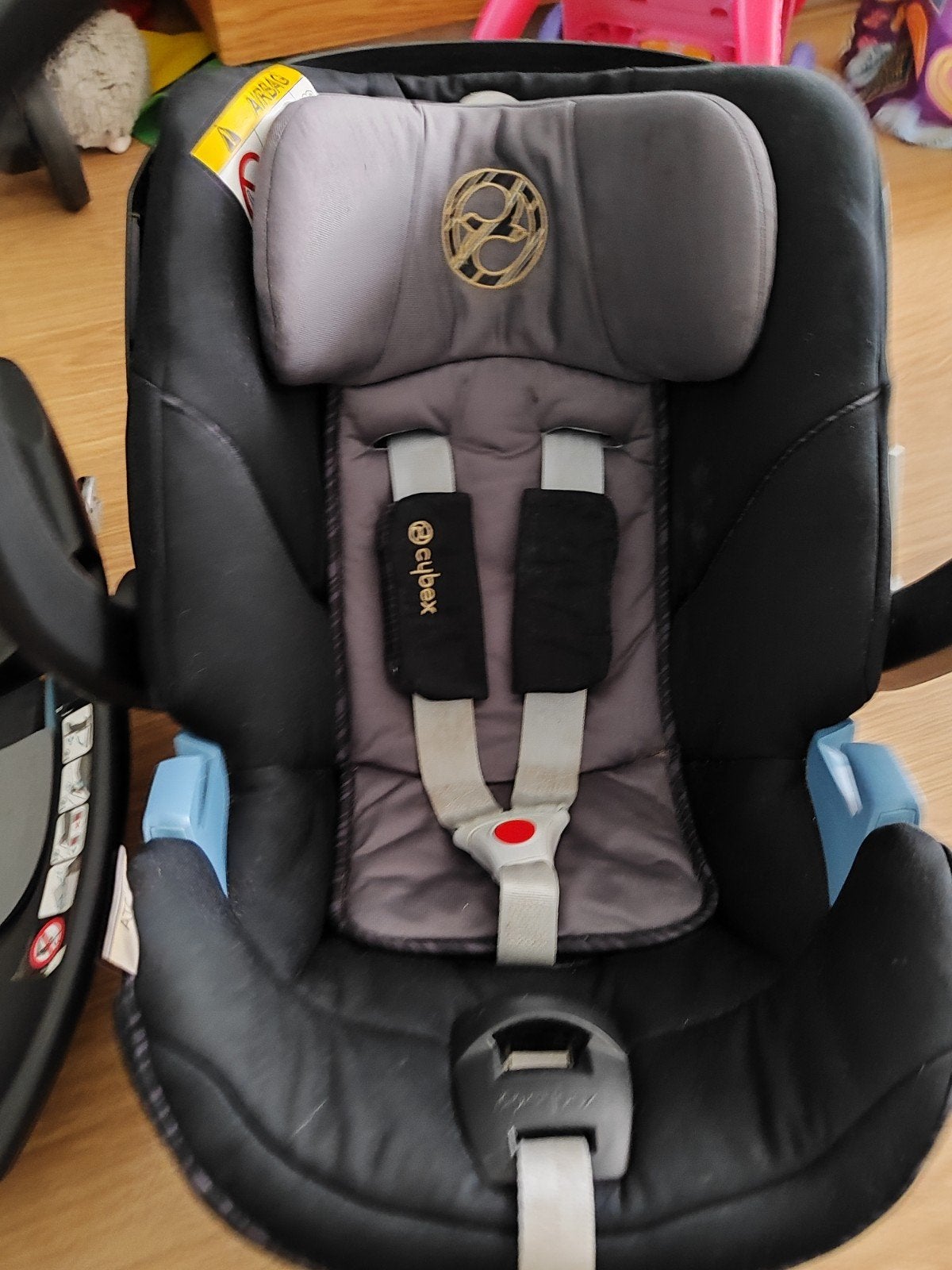 Cybex Aton 5 autostoeltje met Isofix base, Gebruikt, Zijbescherming, Isofix, 0 t/m 13 kg