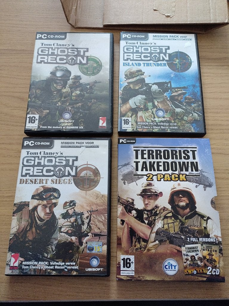 Tom Clancy's Ghost Recon + uitbreiding PC Spellen, Spelcomputers en Games, Games | Pc, Online, Vanaf 18 jaar, Shooter, 1 speler