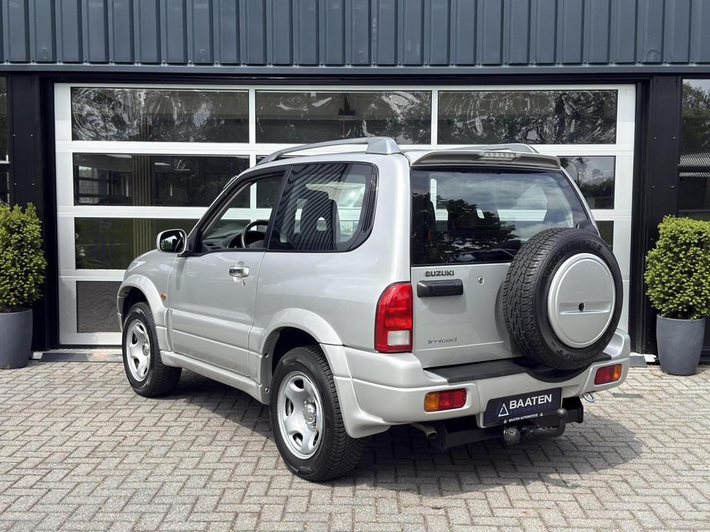 Suzuki Grand Vitara 1.6-16V Limited *Uniek* |Leder|Airco|Tre, 1345 kg, Zwart, 4 cilinders, Grand Vitara