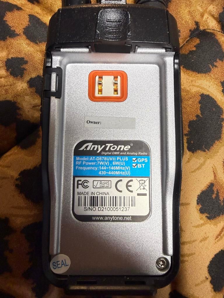 Anytone dualband portofoon, Telecommunicatie, Ophalen of Verzenden, Zo goed als nieuw
