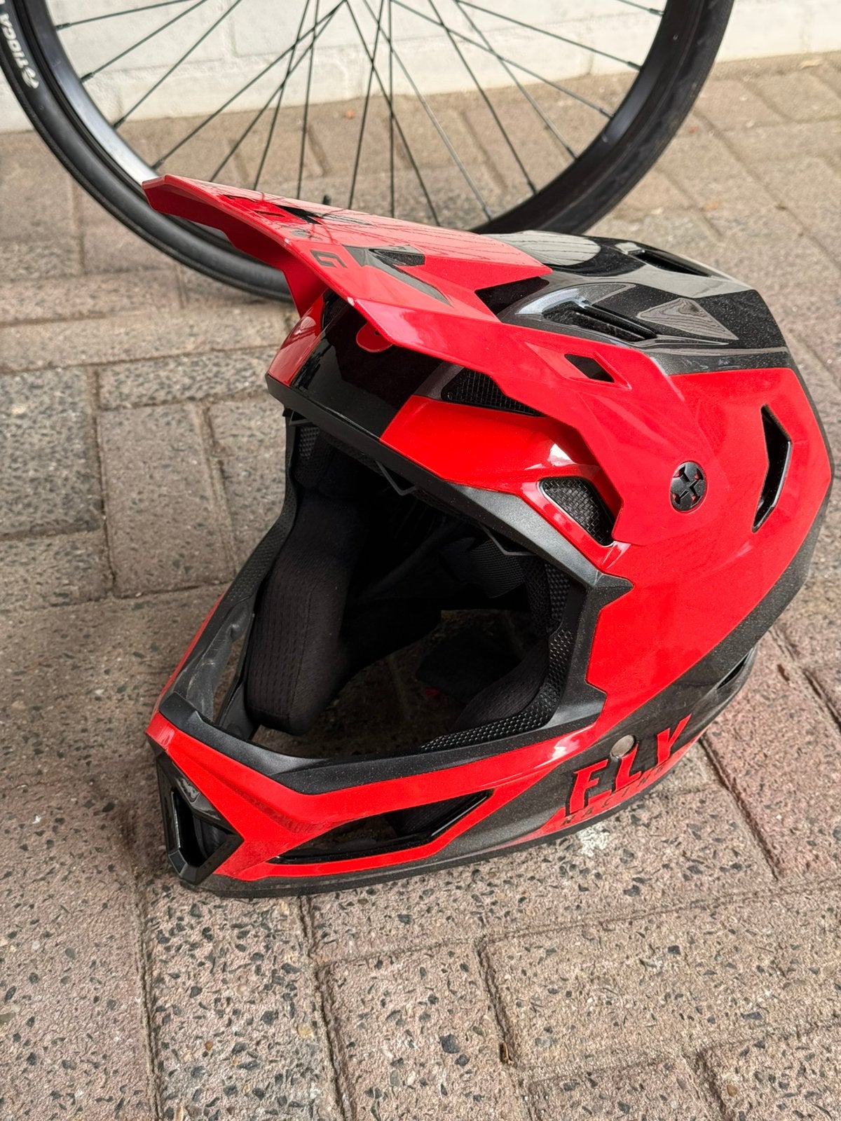 Fly Racing Full Face Size S 55 - 56 cm BMX cross helm, Ophalen of Verzenden, Zo goed als nieuw, Small