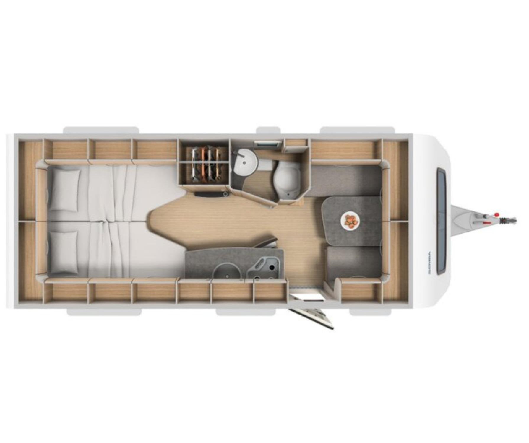 Eriba Nova Light 442 Mover Voortent Fietsendrager, Hordeur, Bedrijf, 4 tot 5 meter, Eriba