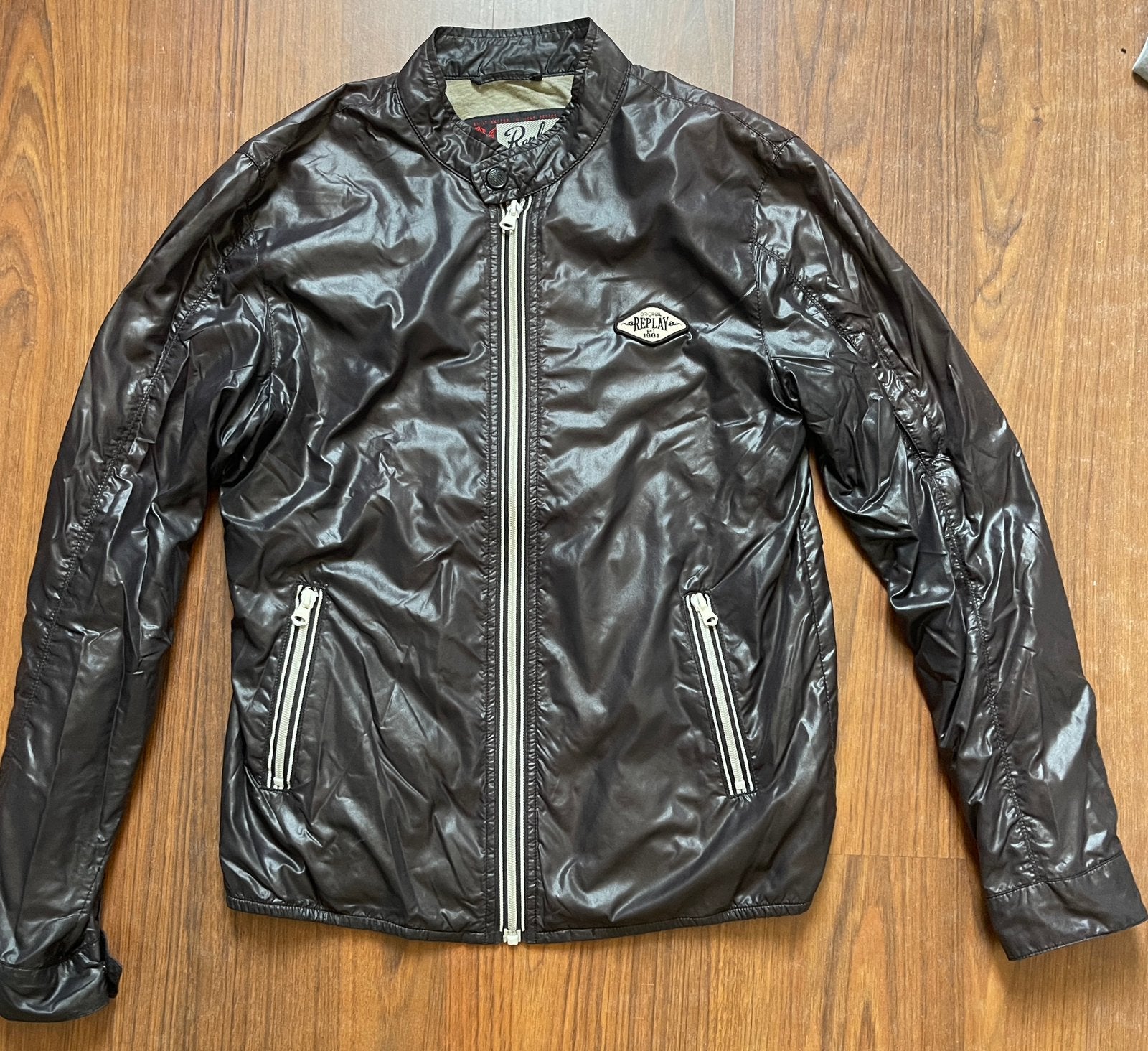 Jas Replay, M, Ophalen of Verzenden, Gedragen, Maat 48/50 (M), Grijs