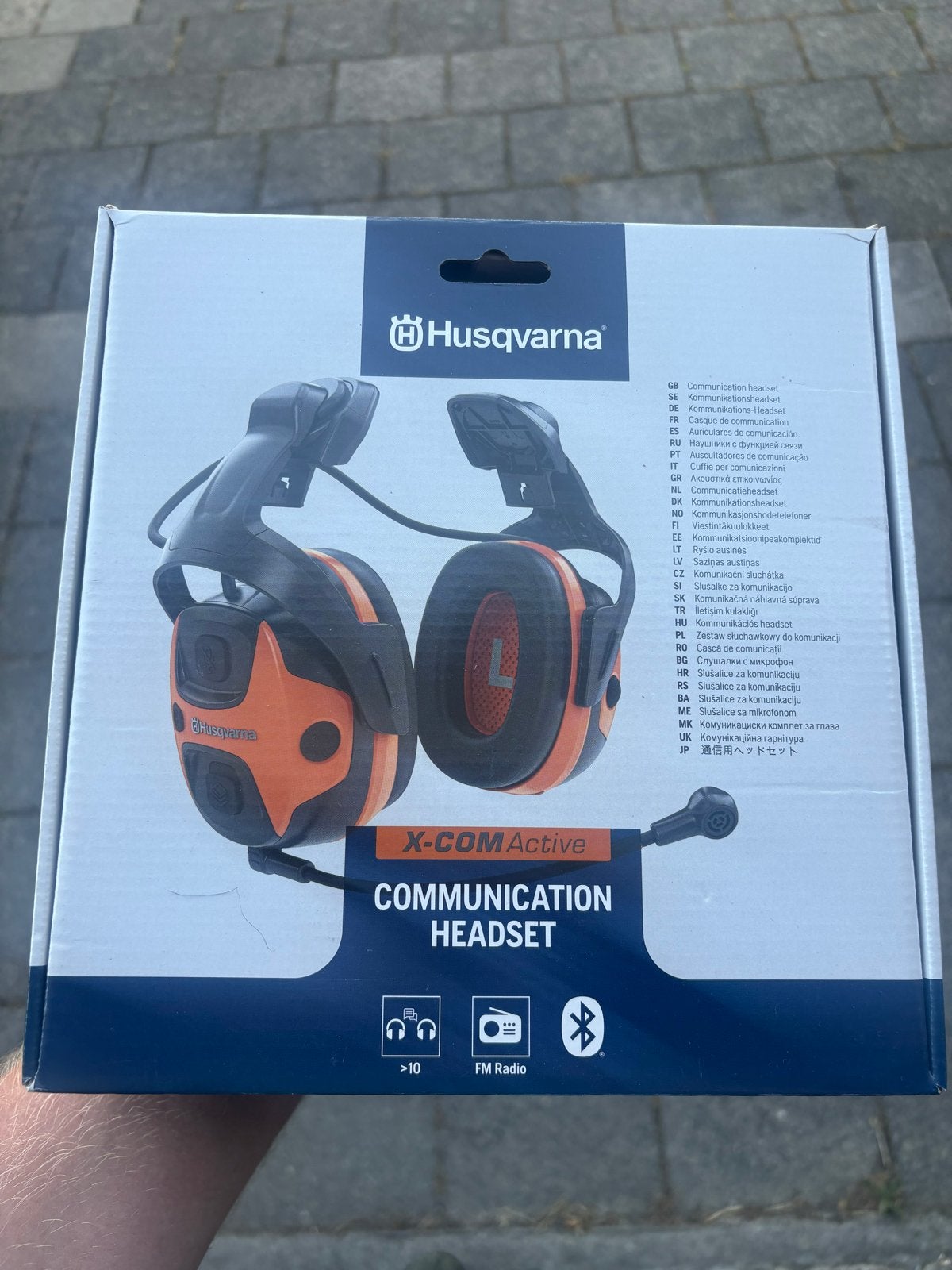 Husqvarna X-COM Active Communicatie Headset Boomverzorging, Ophalen of Verzenden, Bluetooth, Zo goed als nieuw