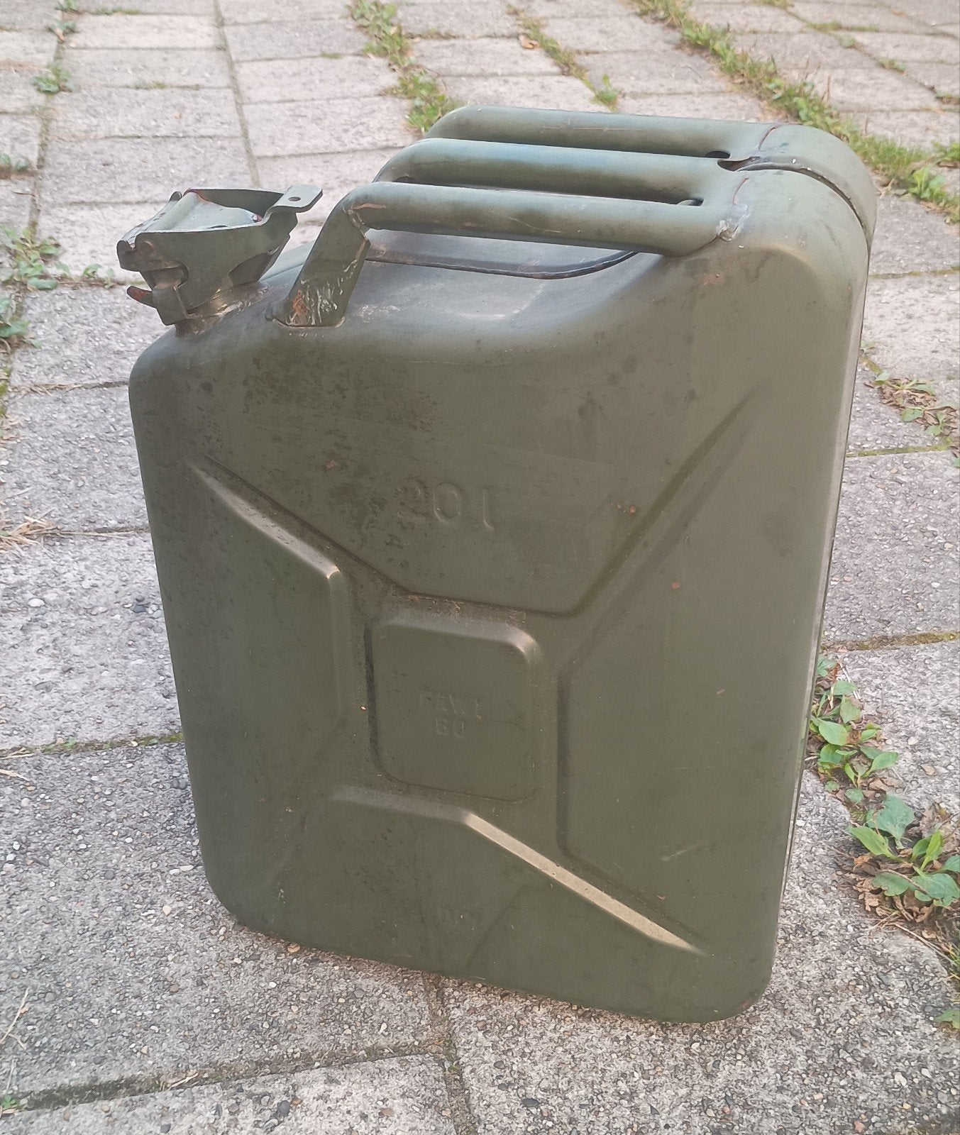 Jerrycan 20L - Militair Groen - 1980, Ophalen of Verzenden