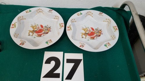 27 ] blikken borden kerst decoratie, Ophalen of Verzenden, 'T Olde Gre-j, Info@toldegrej.nl, Endepoelstraat 20f Didam