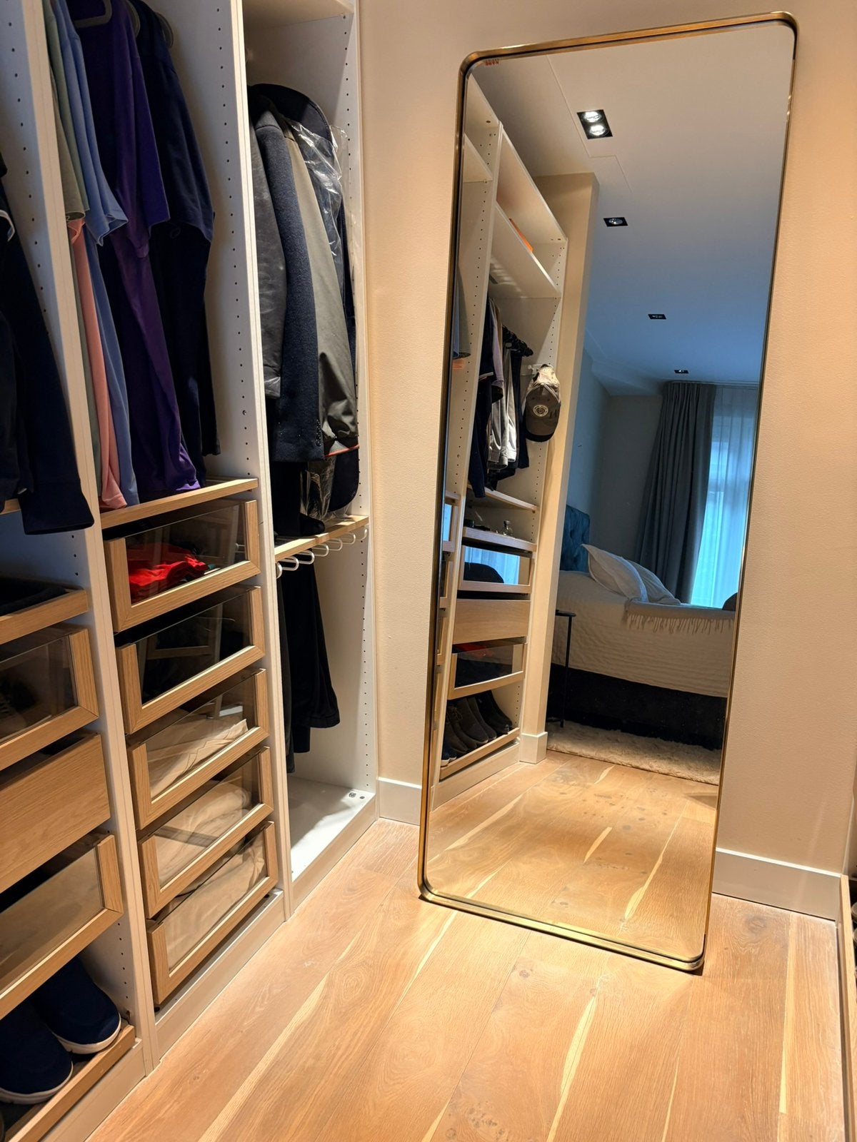 Large Mirror, Huis en Inrichting, Ophalen, Zo goed als nieuw, Rechthoekig