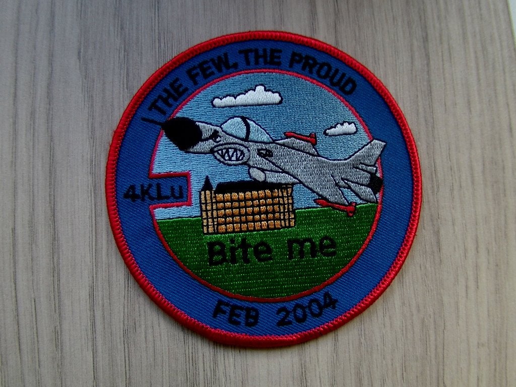 Patch RNLAF 4KLu "The Few, The Proud" Februari 2004, Verzamelen, Verzenden, Luchtmacht, Nederland, Embleem of Badge