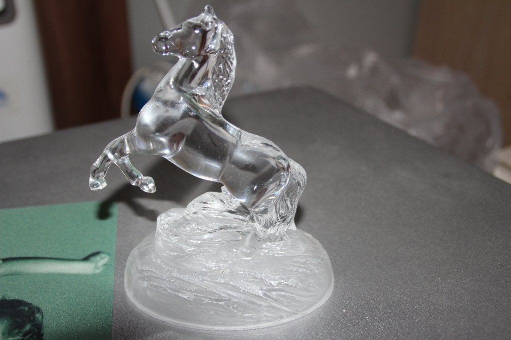 paard van glas 15,5 cm, Ophalen of Verzenden, Gebruikt, Dier