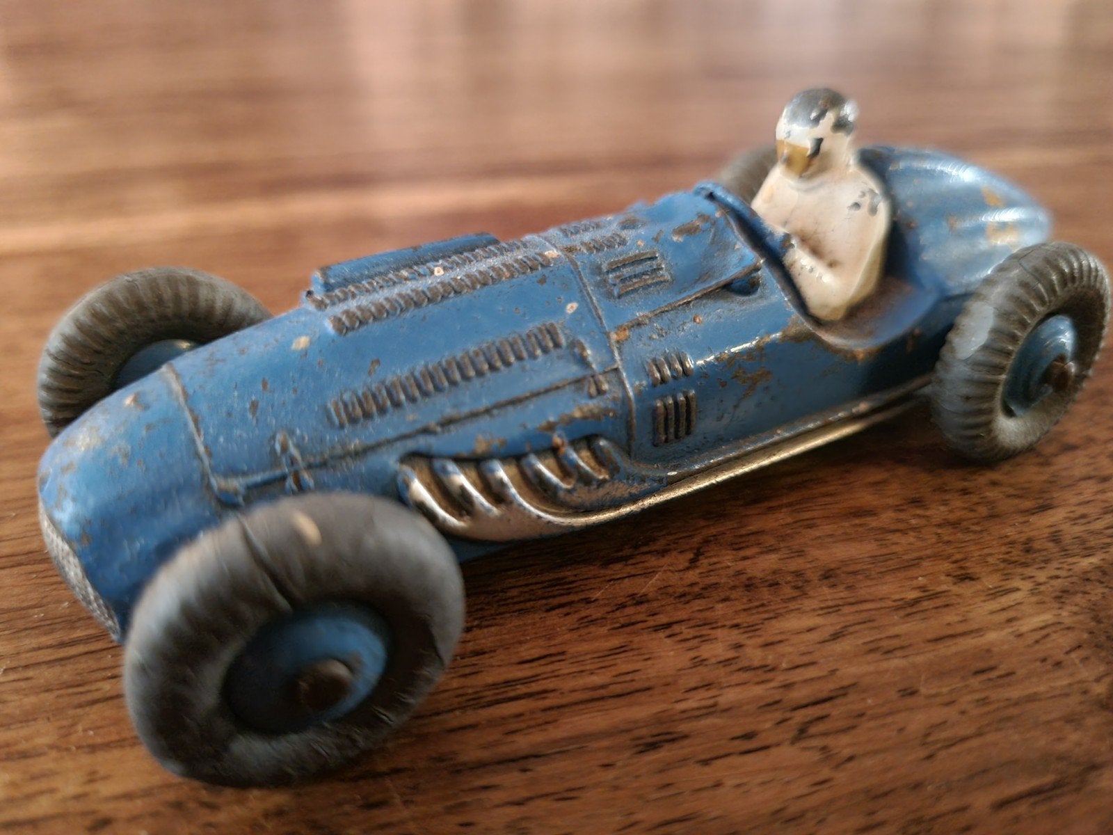 Vintage Dinky Toys Talbot Lago Raceauto - Blauw (Gebruikt), Ophalen