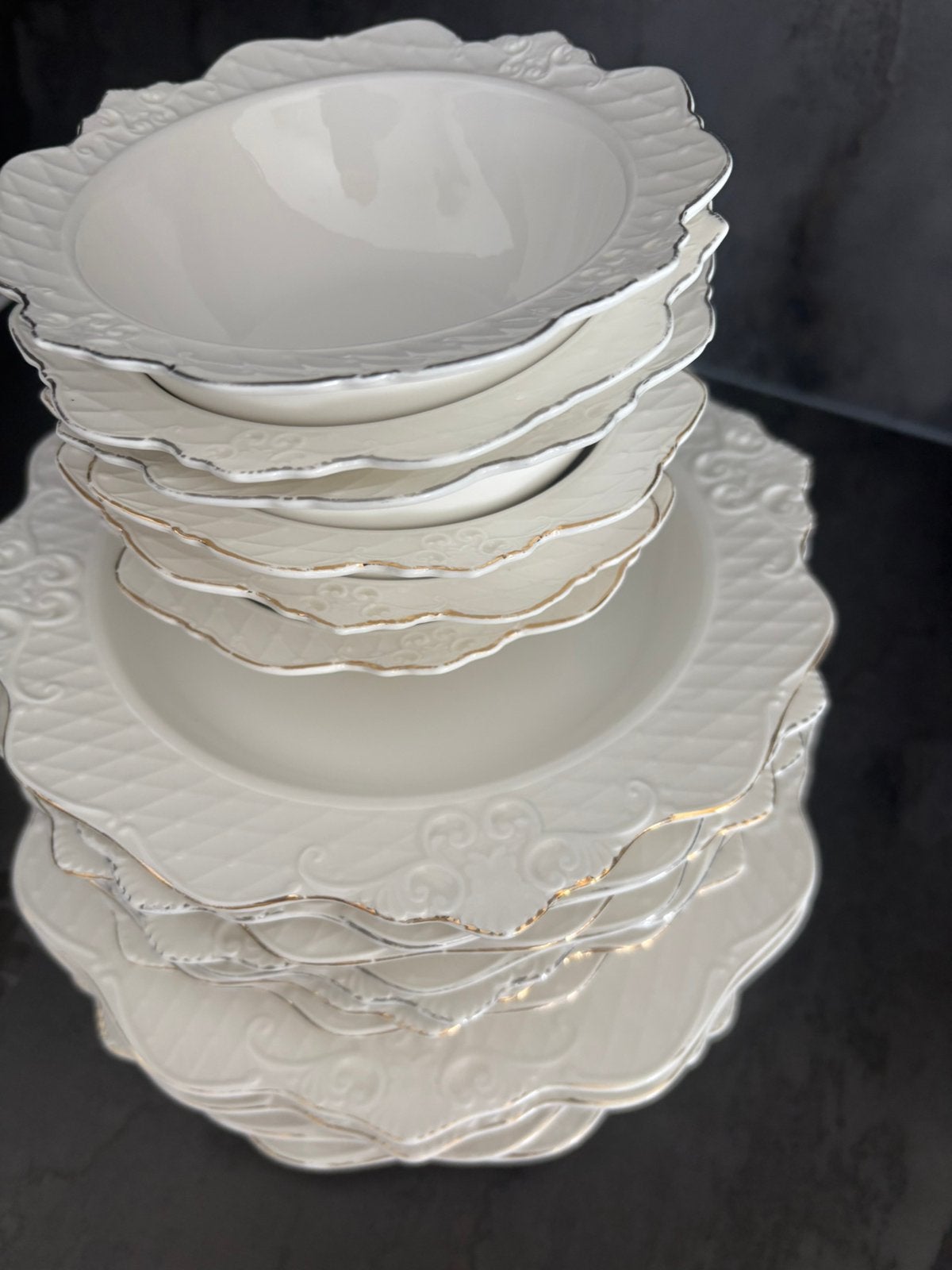 Servise set, Ophalen