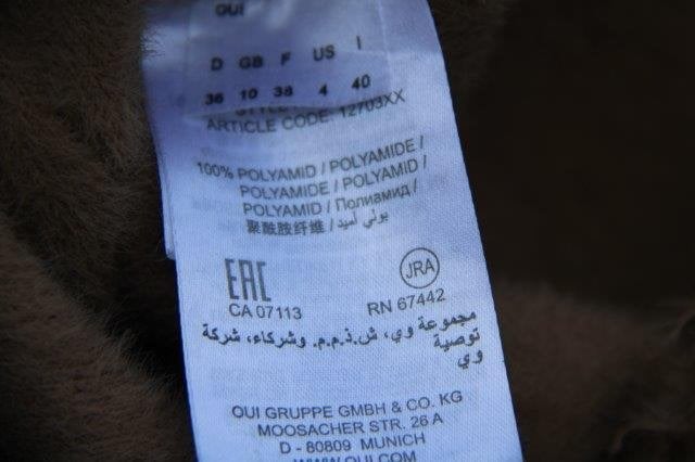Vest bruin OUI mt 36 Winter ( Valt groter) Vaste prijs, Ophalen of Verzenden, Zo goed als nieuw, Maat 38/40 (M), Bruin