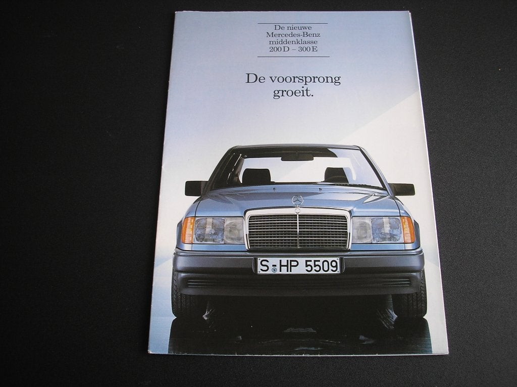 De nieuwe Mercedes-Benz middenklasse 200 D - 300 E, W124, 84, Ophalen of Verzenden, Zo goed als nieuw, Mercedes