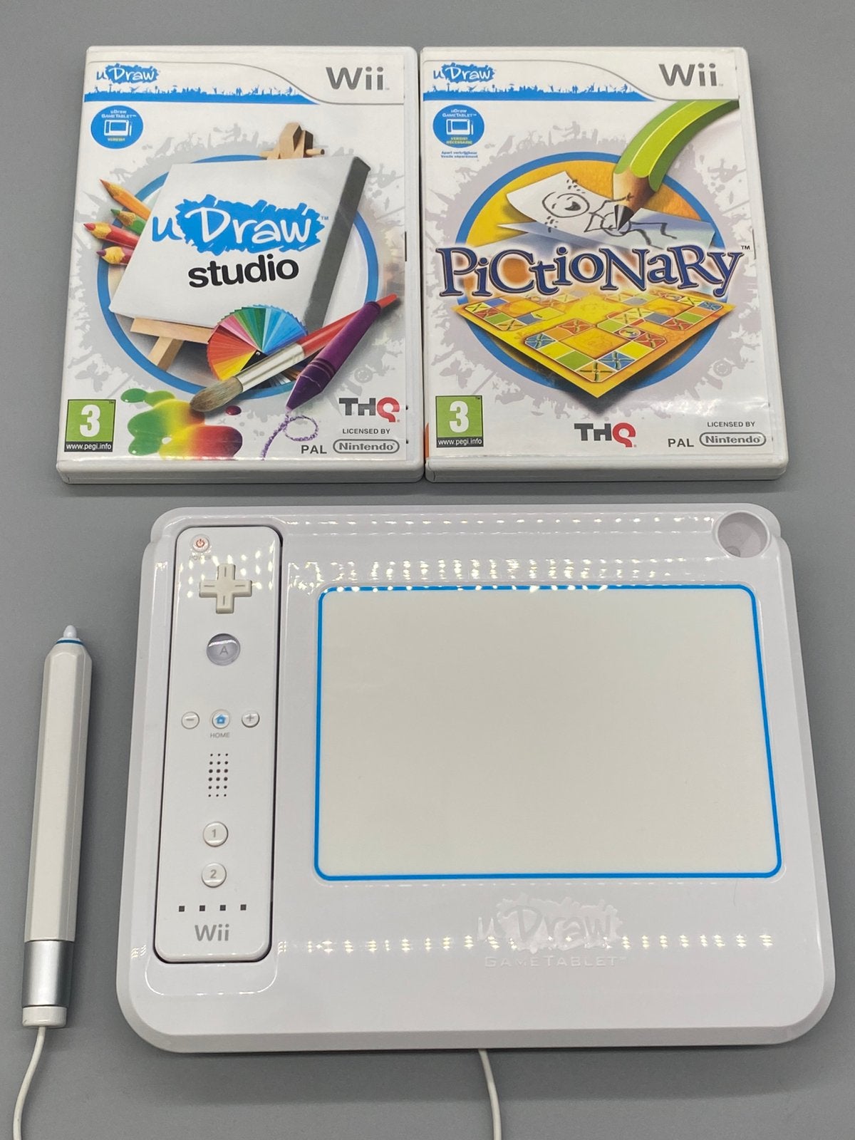 uDraw Tablet + Studio Pictionary & Controller – Nintendo Wii, Spelcomputers en Games, Nintendo, Www.nintendo.com, Overige genres