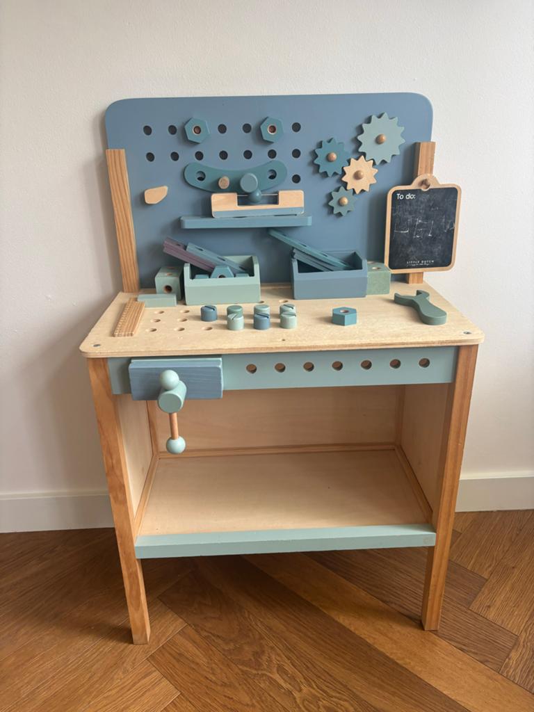 Little Dutch Houten Werkbank met Gereedschap, Kinderen en Baby's, Speelgoed | Houten speelgoed, Ophalen, Gebruikt, Meubelstuk of Keukentje
