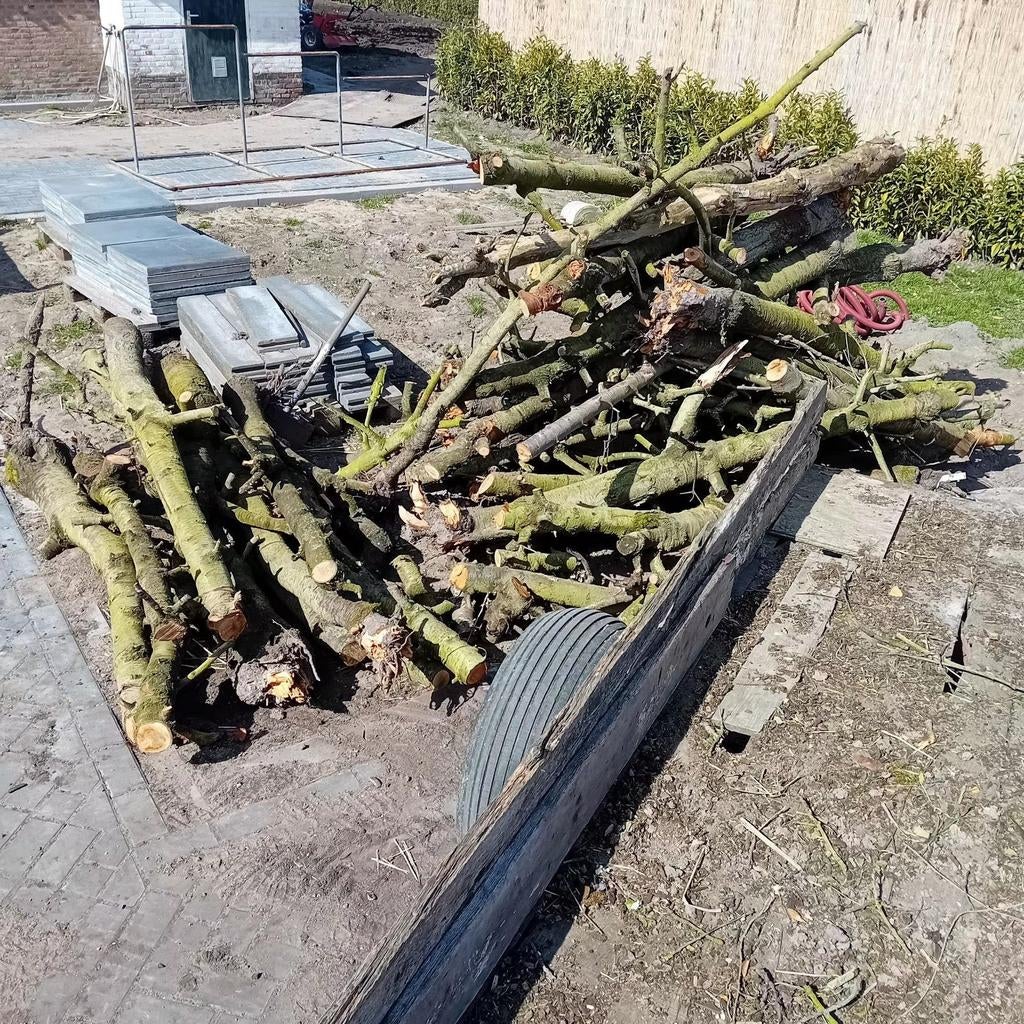 Stammenhout, Minder dan 3 m³, Ophalen, Overige houtsoorten, Stammen