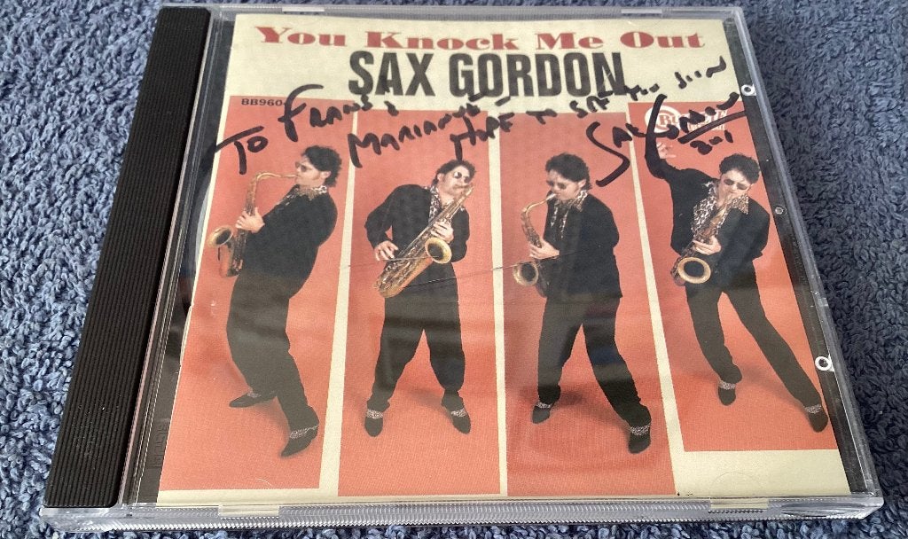 Sax Gordon You Knock Me Out CD, Ophalen of Verzenden, Gebruikt, Blues Rock, Album