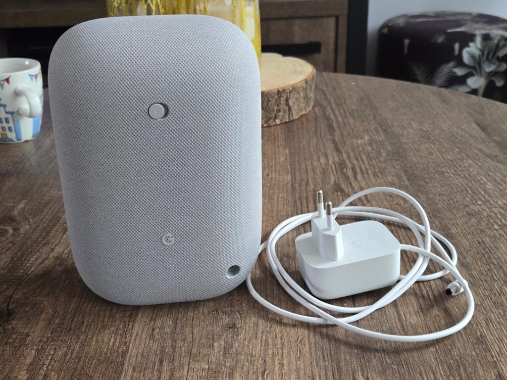 Google Nest Audio - Slimme speaker, Audio, Tv en Foto, Luidsprekers, Zo goed als nieuw, Front, Rear of Stereo speakers, Minder dan 60 watt