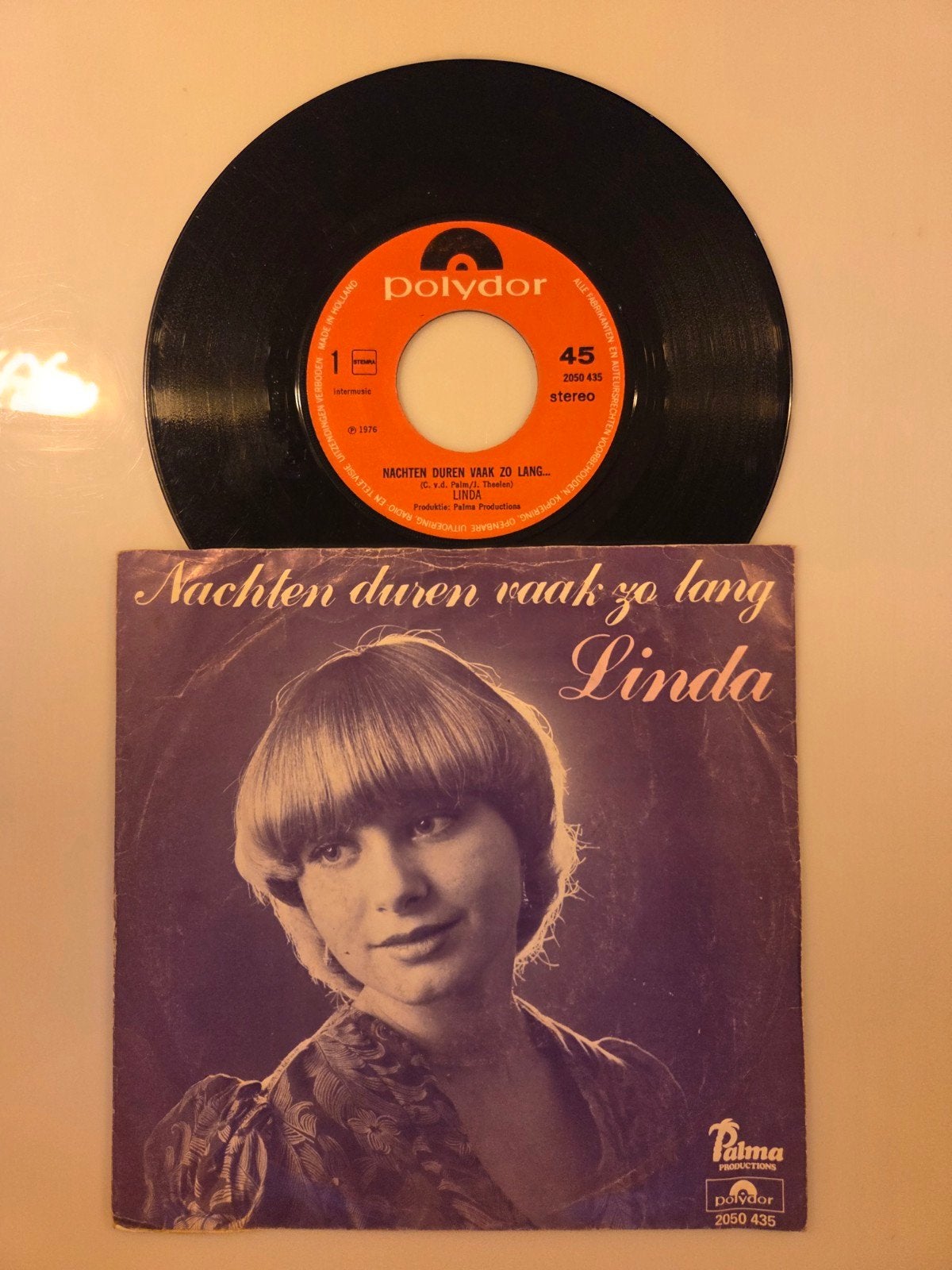 Linda - Nachten duren vaak zo lang, Ophalen of Verzenden, Gebruikt, 7 inch, Nederlandstalig