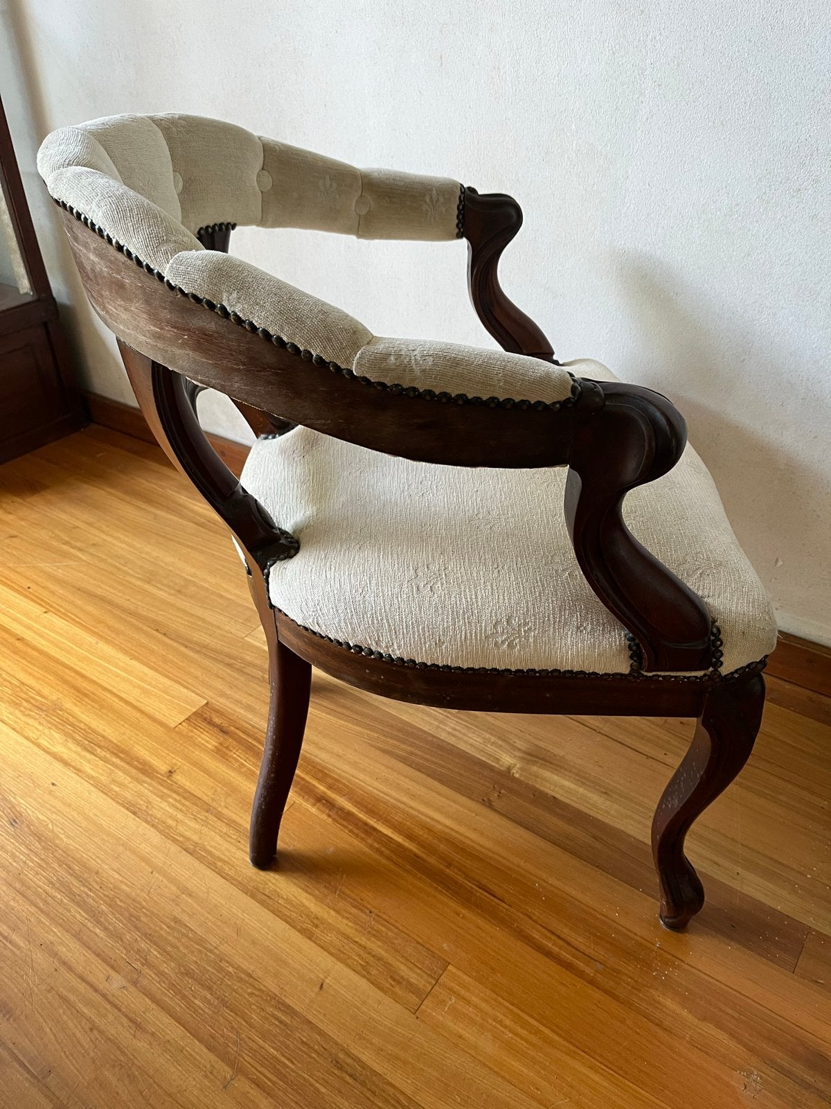 Antieke fauteuil, Antiek en Kunst, Antiek | Meubels | Stoelen en Banken, Ophalen