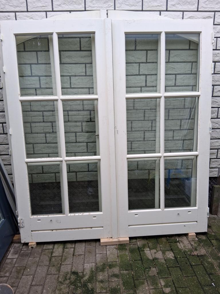 Tuindeuren 3 punt sluitwerk, Ophalen, 120 cm of meer, 200 tot 215 cm, Hout
