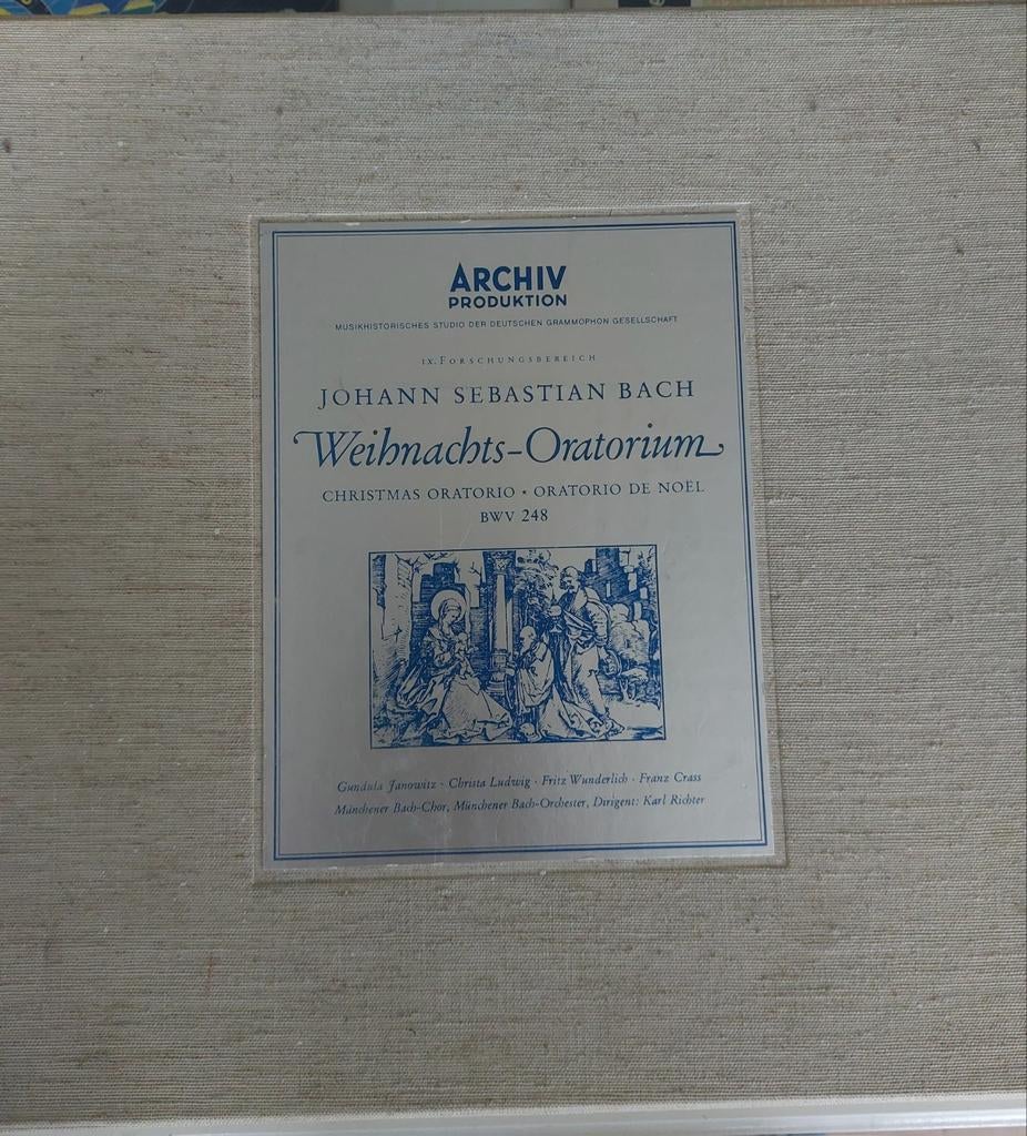 Weihnachts Oratorium
Johann Sebastian Bach
5 LP's, Ophalen of Verzenden