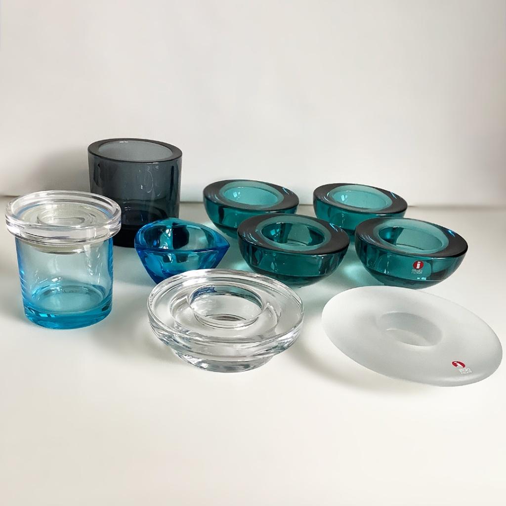 Verzameling Iittala Marimekko Fins veel design glas z.g.a.n., Overige materialen, Groen, Verzenden, Zo goed als nieuw