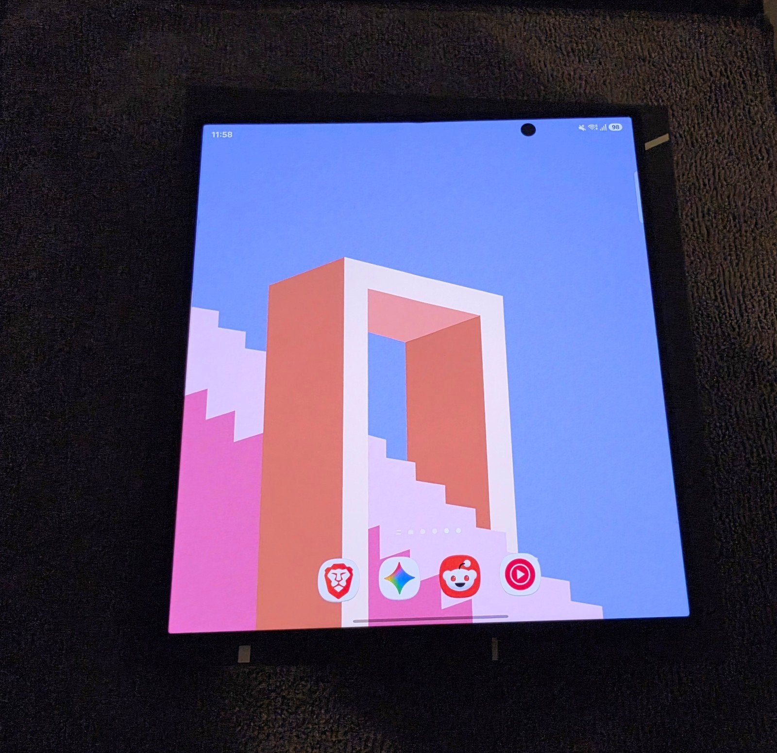 Samsung Galaxy Z Fold7 Zwart 512GB - Zo goed als nieuw, Inklapmodel, Ophalen of Verzenden, Zo goed als nieuw, Zonder simlock