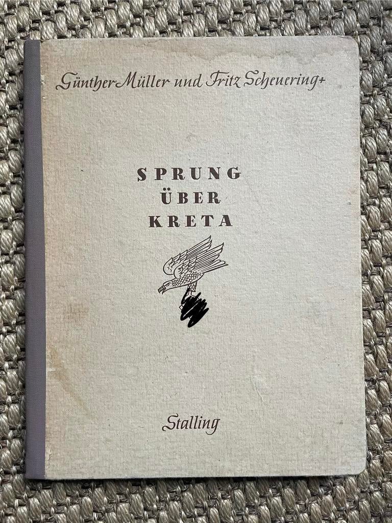 Fallschirmjäger fotoboek “Sprung über Kreta” 1944, Verzamelen, Ophalen of Verzenden, Nederland, Boek of Tijdschrift