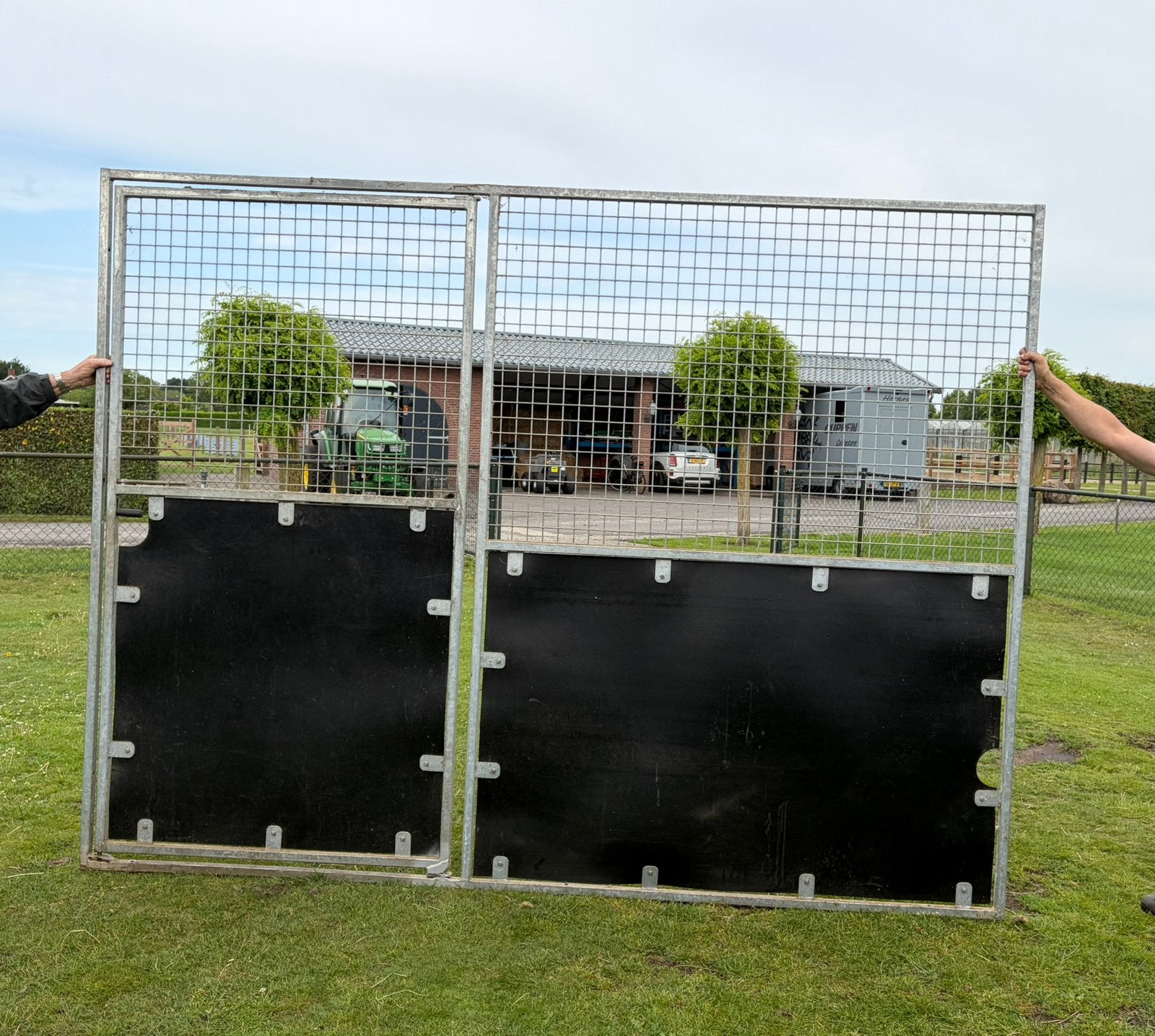 Concoursbox voorfront stal 3 meter, Ophalen, Gebruikt