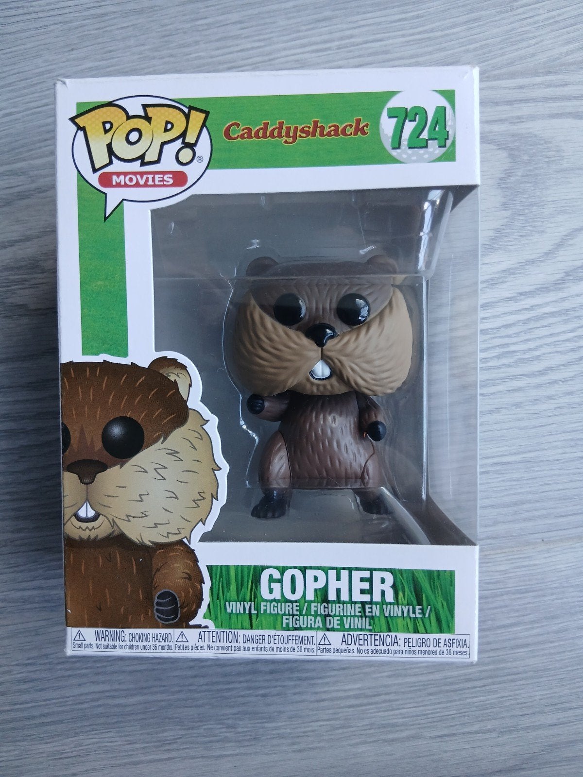 724 Gopher Caddyshack Funko Pop Movies, Ophalen of Verzenden, Zo goed als nieuw
