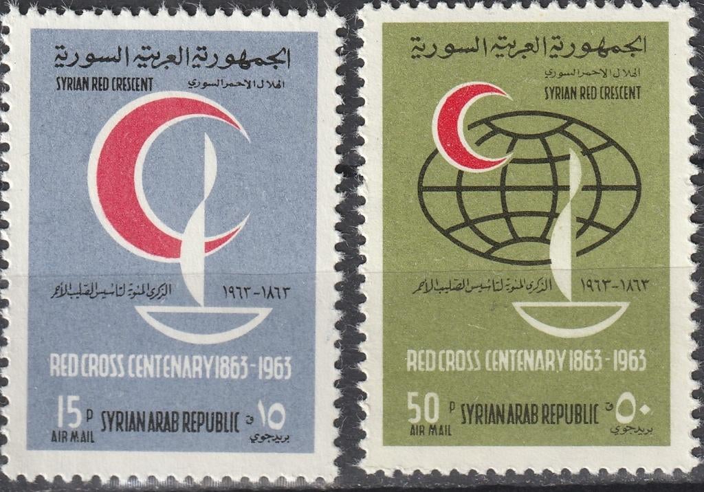 Arab. Rep. Syrien Michel nr. 844-845 Postfris