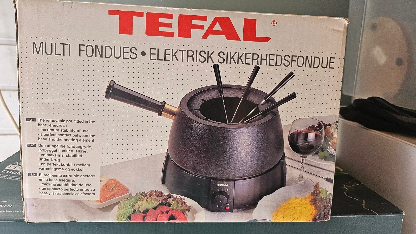 Tefal fondue pan. Maar een paar keer gebruikt., Ophalen of Verzenden, Zo goed als nieuw, Elektrisch, Fondueset