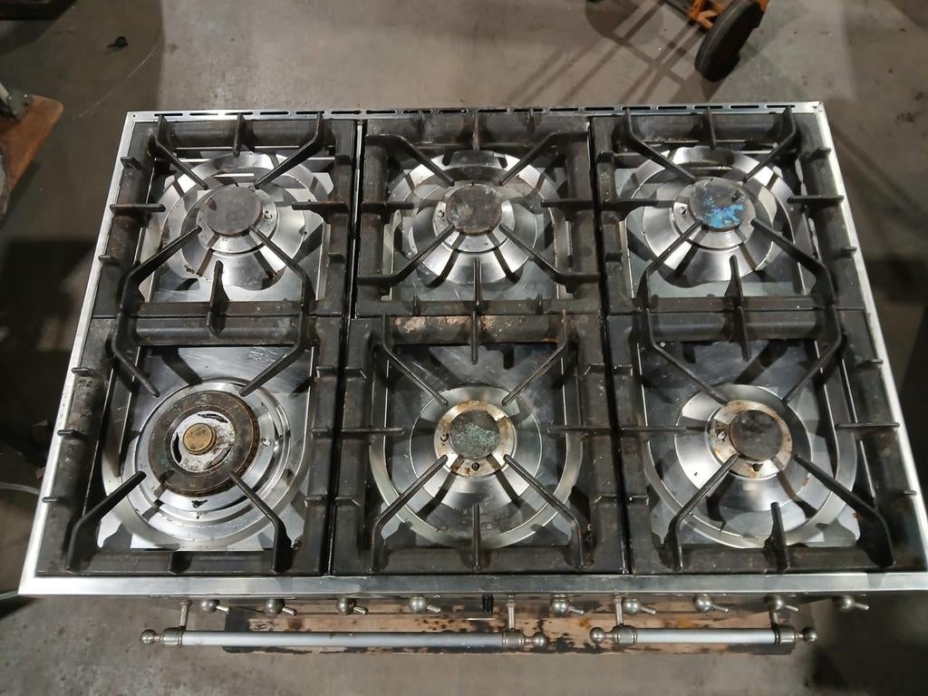 Boretti Fornuis met Dubbele Oven - Professionele Uitvoering, Gebruikt, 60 cm of meer, Onbekend, Boretti