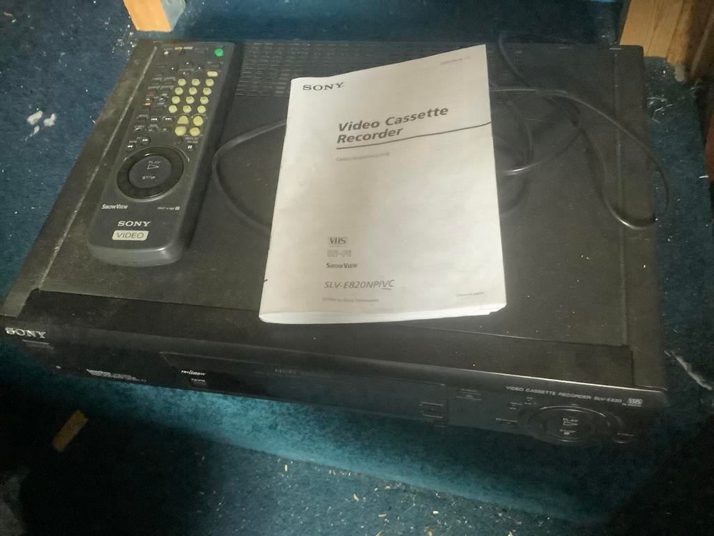 Sony videorecorder video cassette recorder videospeler, Ophalen of Verzenden, Gebruikt