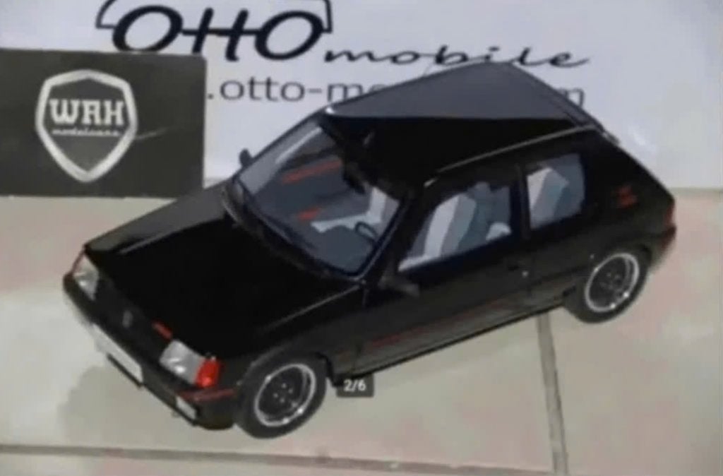 1:18 Peugeot 205 GTi Gutmann Otto mobile OT796 in doos WRH, Verzenden, Zo goed als nieuw, Auto, OttOMobile