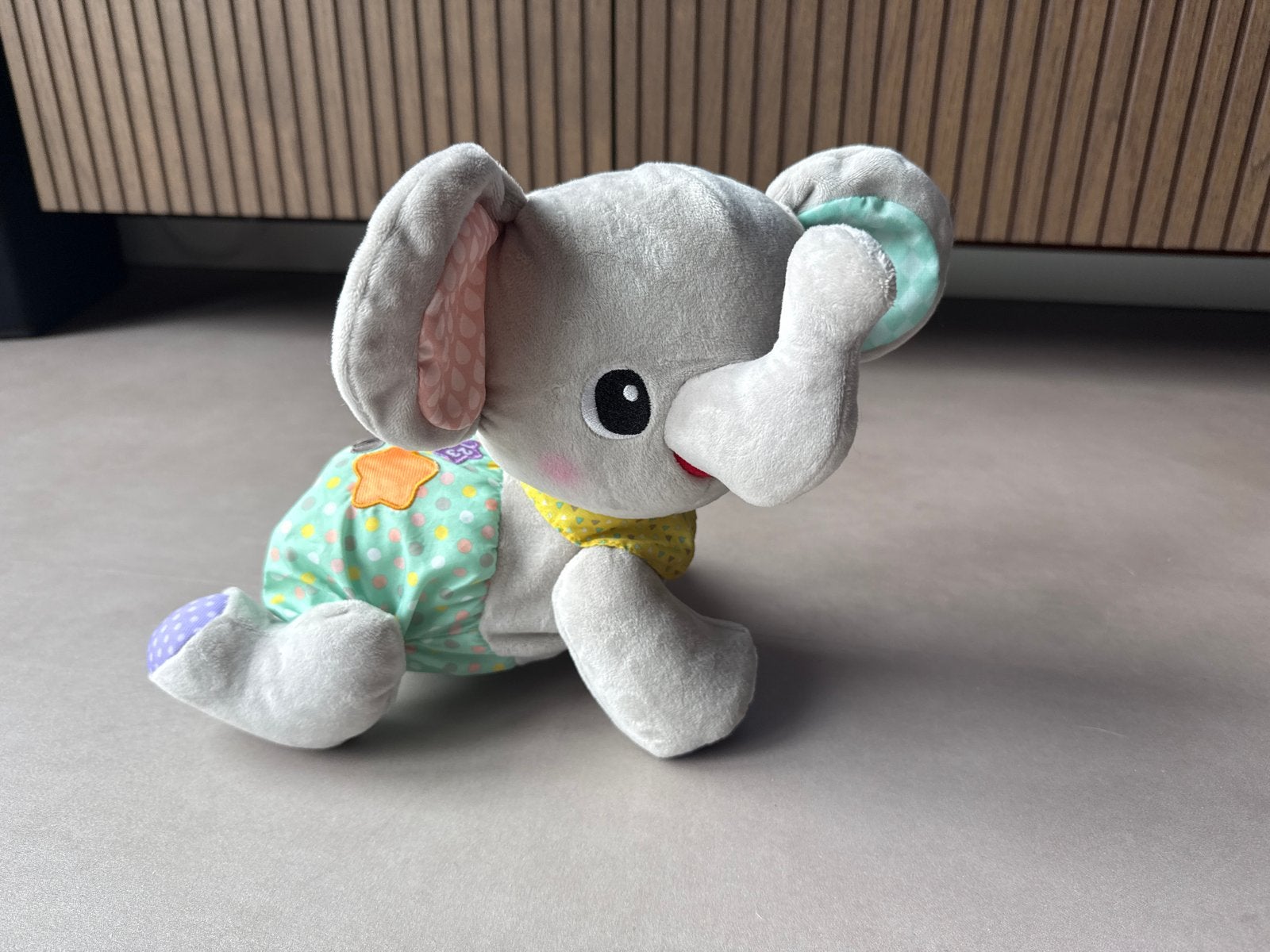 VTech Kruip Olifantje - Interactief Baby Speelgoed, Kinderen en Baby's, Ophalen of Verzenden, Zo goed als nieuw, 6 maanden tot 2 jaar