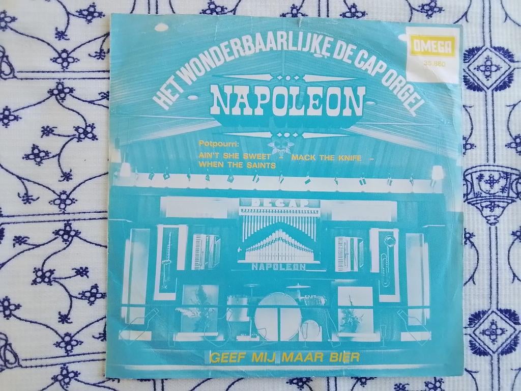 Het wonderbaarlijke de cap orgel Napoleon        Potpourri, Ophalen of Verzenden, Zo goed als nieuw, Wereldmuziek, Single
