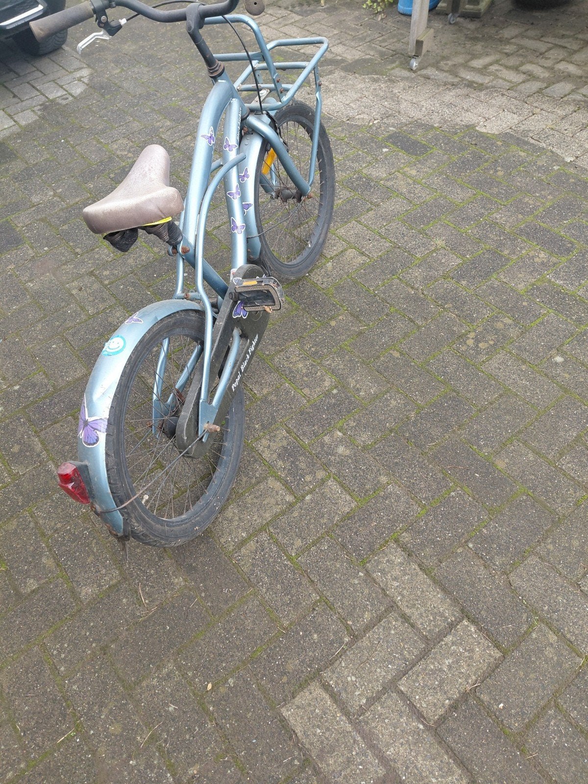 Popal Black Fighter kinderfiets - 20 inch, Fietsen en Brommers, Ophalen, Terugtraprem, Gebruikt, Popal