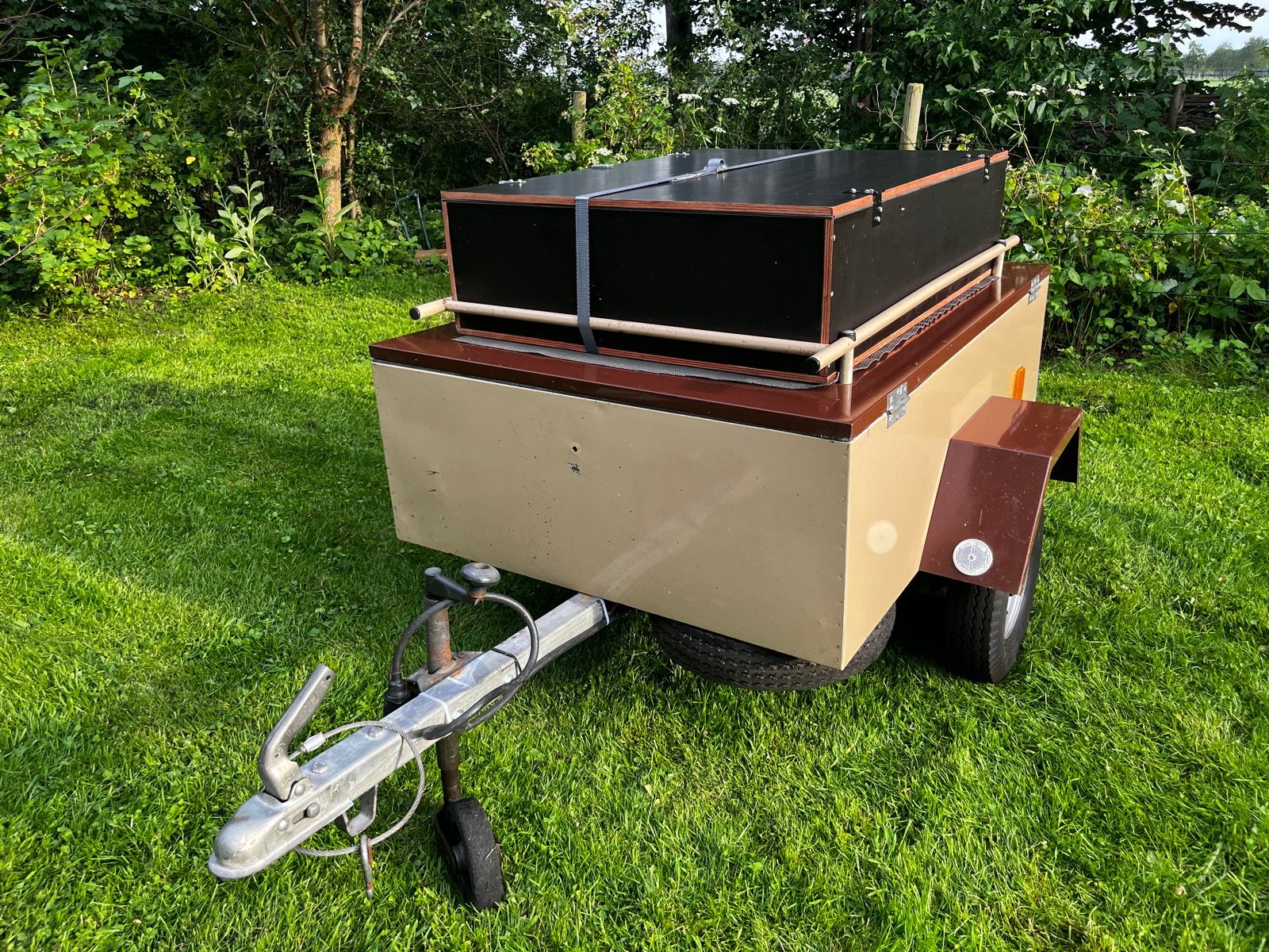 Bagagewagen 300 liter, topkoffer 135 liter, Ophalen, Gebruikt