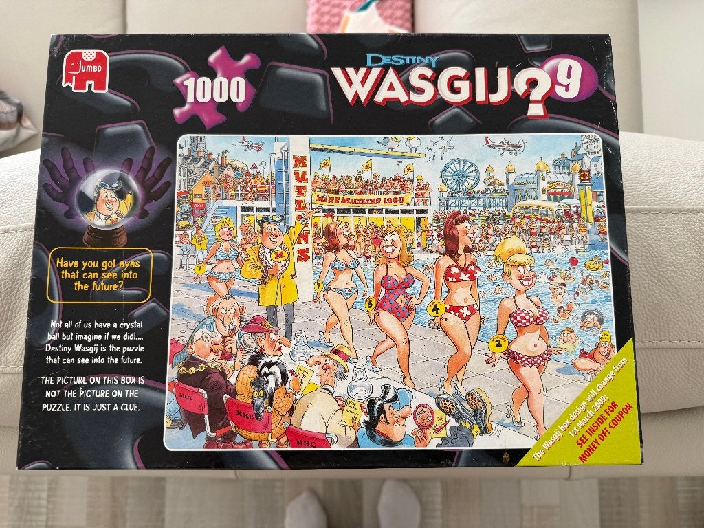 Wasgij 9 Destiny 1000 stukjes Top modellen, Ophalen, 500 t/m 1500 stukjes, Gebruikt