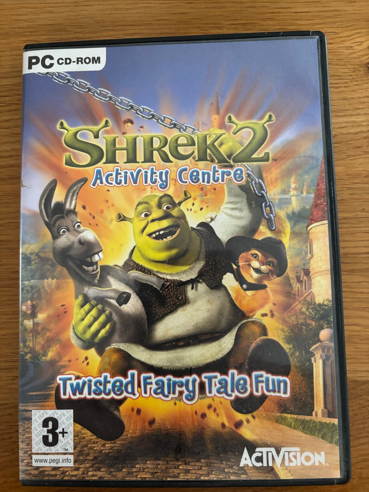 Shrek 2 Activity Centre PC CD-ROM - Twisted Fairy Tale Fun, Puzzel en Educatief, Gebruikt, 1 speler, Ophalen of Verzenden