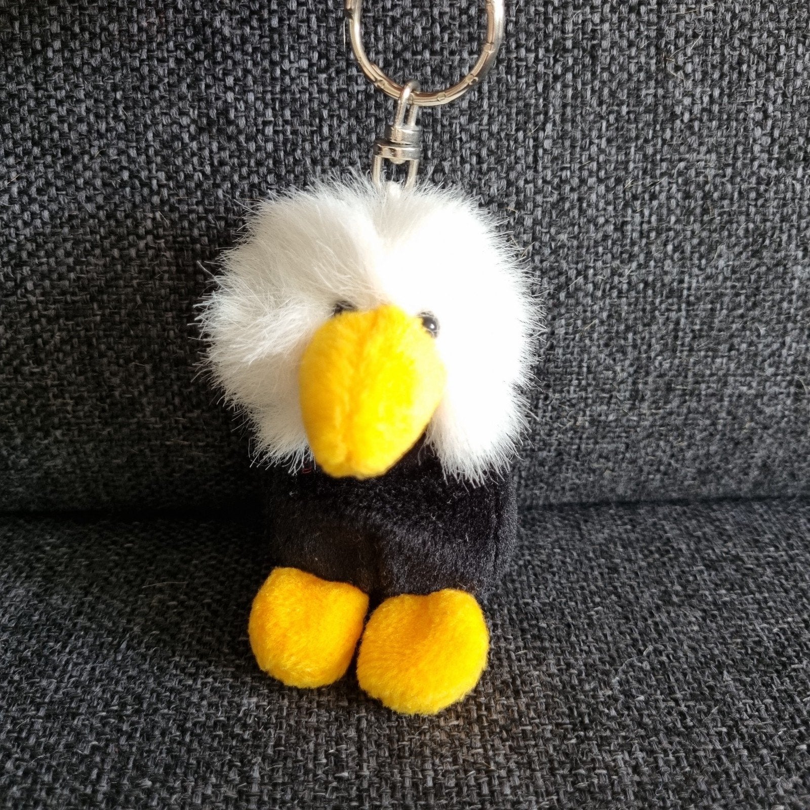 Enesco nici sleutelhanger pluche adelaar sam bean bag, Ophalen of Verzenden