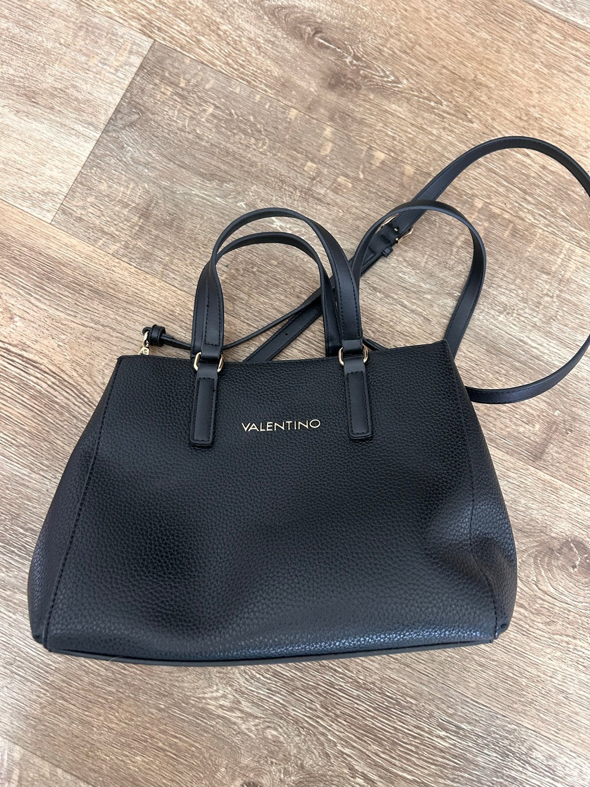 Valentino Schouder/Handtas Zwart - 31x23.5x16cm, Ophalen of Verzenden, Zo goed als nieuw, Zwart, Handtas