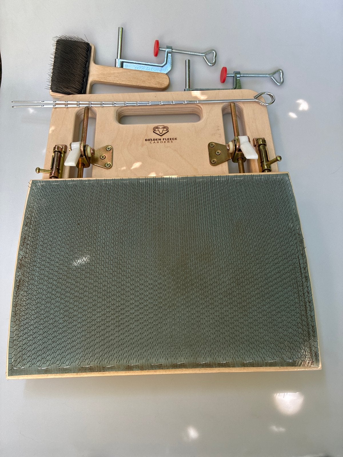 Golden Fleece Carders mengbord met accessoires, Ophalen of Verzenden, Zo goed als nieuw
