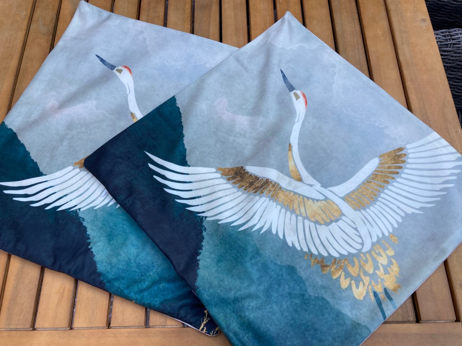 Sier kussenhoezen 45 X 45 cm Nieuw, Blauw, Nieuw, Ophalen of Verzenden, Vierkant