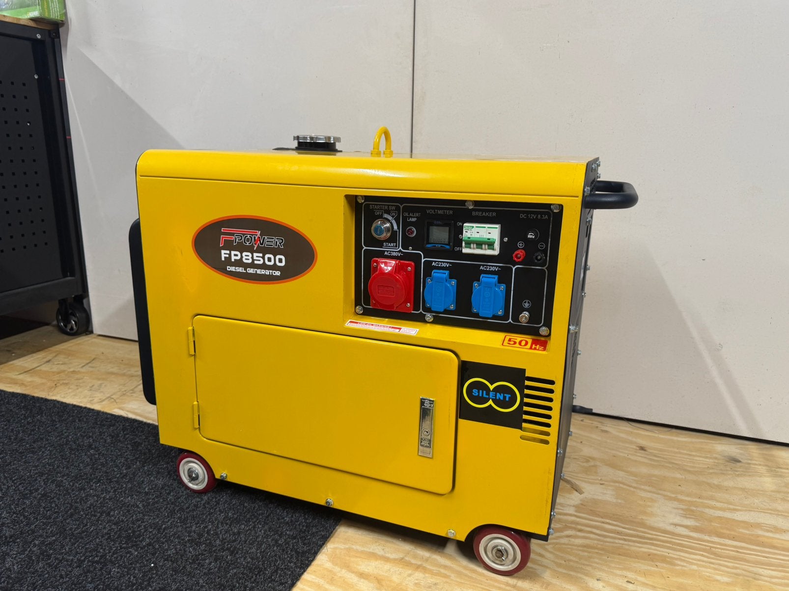Generator aggregaat diesel f-power 8500d, Ophalen, F-power, Dieselolie, Geluidgedempt