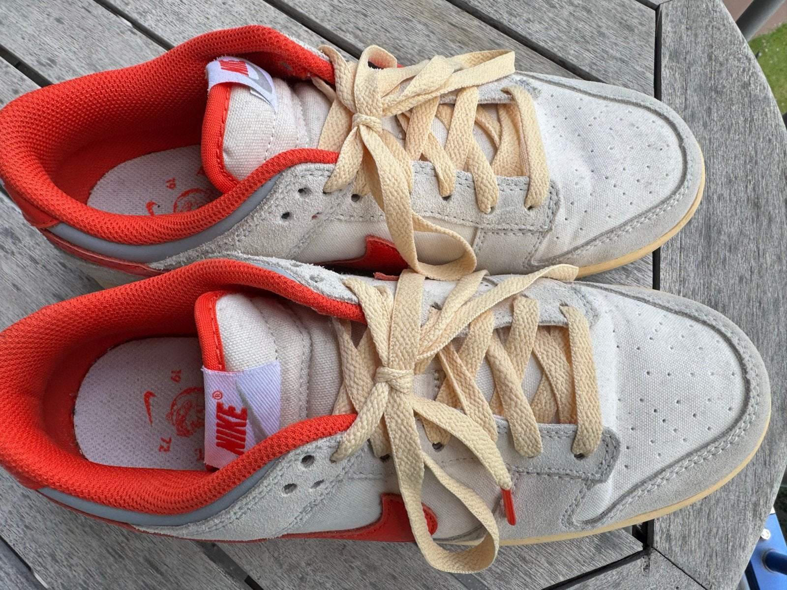 Nike Dunk Low Retro 'Athletic Department' Sneakers, Ophalen of Verzenden, Zo goed als nieuw, Grijs, Sneakers of Gympen